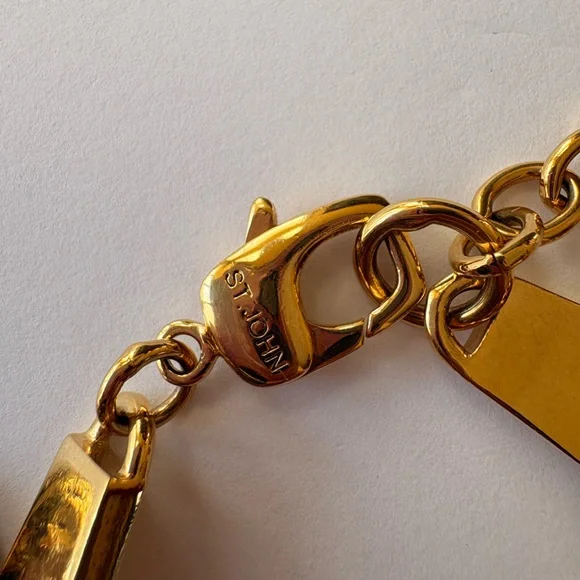 St. John Elegant Gold Charm Bracelet - Picture 2 of 2